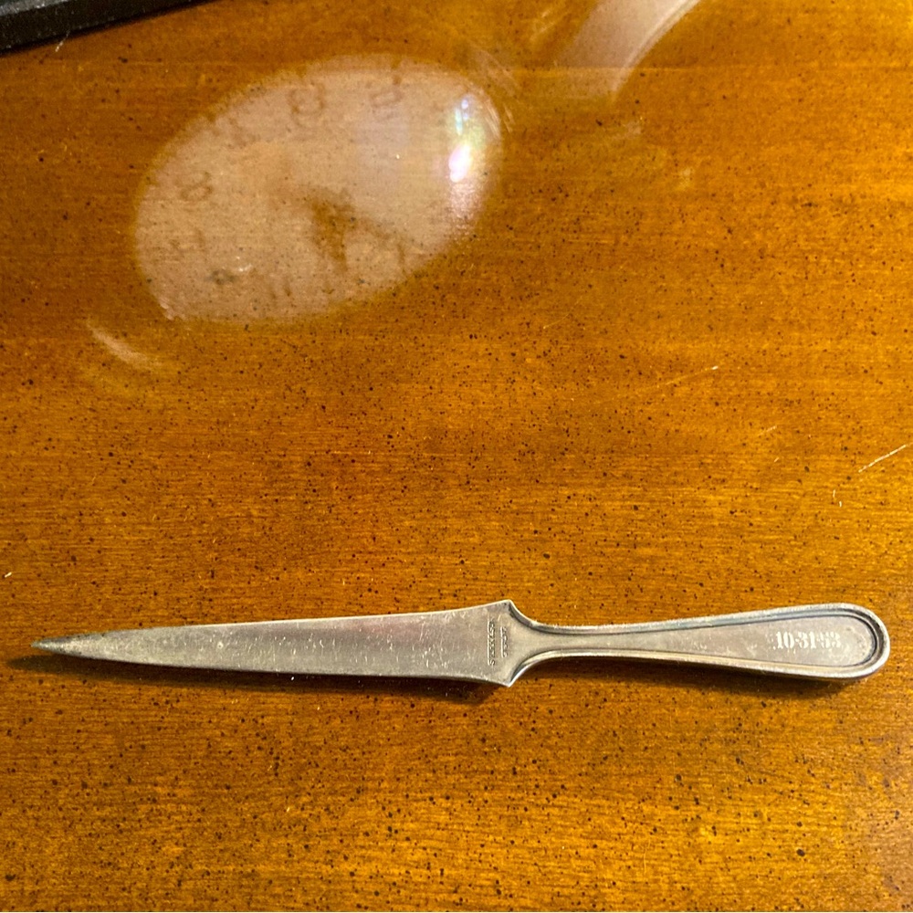 Vintage Sterling Silver Letter Opener - S. Kirk & Son - Picture 3 of 7